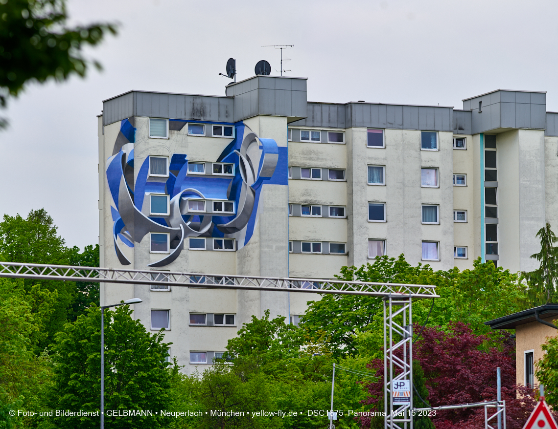 15.05.2023 - Graffitis vom italienischen Künstler Peeta in Neuperlach